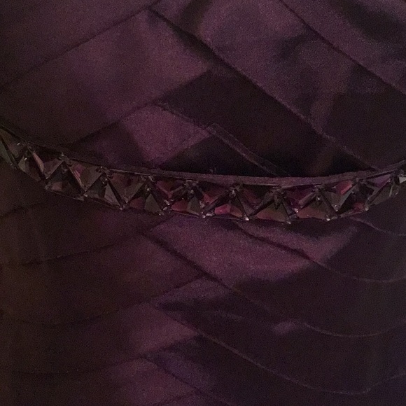 Bebe Purple Strapless Mini Dress - Picture 5 of 8